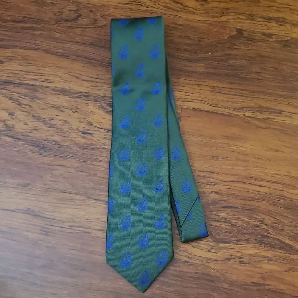 Robert Talbott Green Blue Men's Silk Tie Trendy Workcore Business Event Casual